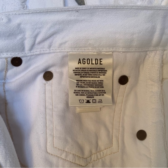Agolde 90’s mid-rise loose fit distressed jeans. - Picture 9 of 12